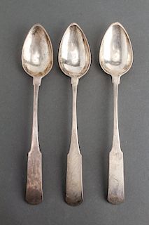 American Coin Silver "Cleveland" Serving Spoons, 3
