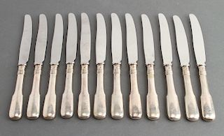 Rostfri Austrian Silver Handled Luncheon Knives 12