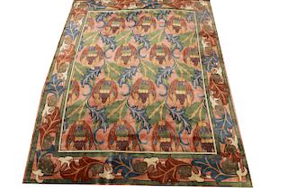 Arts & Crafts Manner Thistle Carpet 10' 1" x 13' 4