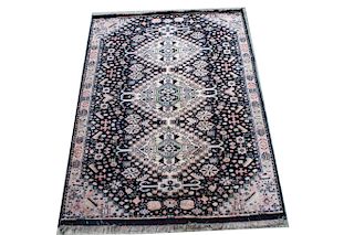 Persian Manner Worsted Wool Carpet 5' 3" x 7' 10"