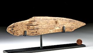 Rare Pre-Contact Alaskan Fossilized Wood Ice Pick