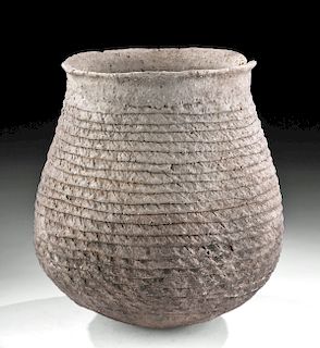 Mogollon Corrugated Pottery Olla - Mesa Verde Museum