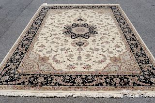 Vintage And Finely hand Woven Carpet.