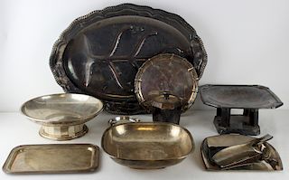 SILVERPLATE. Grouping of Silverplate Hollow Ware.
