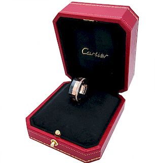 Cartier 18k Rose Gold Titanium Stackable Love  Ring