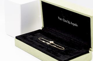Van Cleef & Arpels 18k Mother of Pearl Small Bracelet