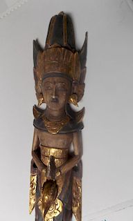  Hindu Carved Goddess,    Asian 19th-20th c.