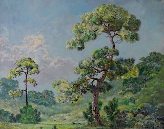 Large Geoffrey Bate Florida Painting