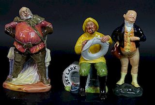(3) Three Royal Doulton Porcelain Figures