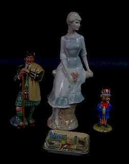 (4) Four Royal Doulton Porcelain Items
