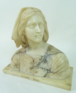 Jeanne D'arc marble Sculpture