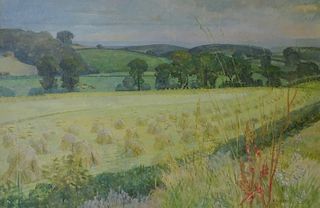 Landscape oil painting Signed B.Sinclair