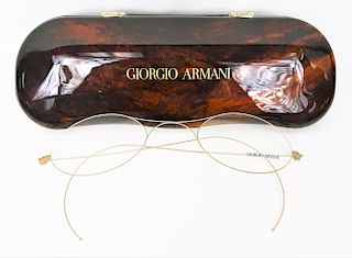 Giorgio Armani Oversize Display Glasses w/ Case