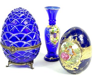 (3) Three European Decorative Items