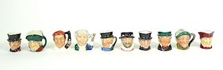 (10) Ten Royal Doulton Porcelain Toby Mugs.