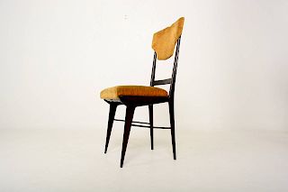 MId Century Modern Set of Eight Elegant Italian Dining Chairs
