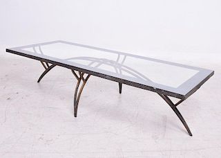 Mexican Modernist Rectangular Coffee Table Attributed to Arturo Pani