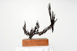 Stanyo Kaminsky Brutalist Sculpture, 1977