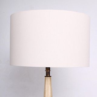 Mid Century Modern Italian Floor Lamp In Parchment After Aldo Tura