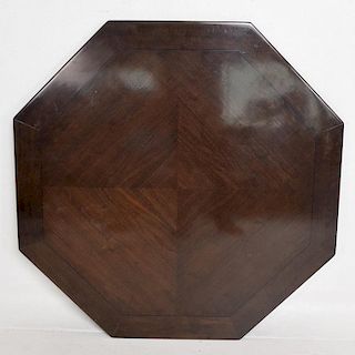 Monteverdi and Young Walnut Dining or Office Table Octagon Shape
