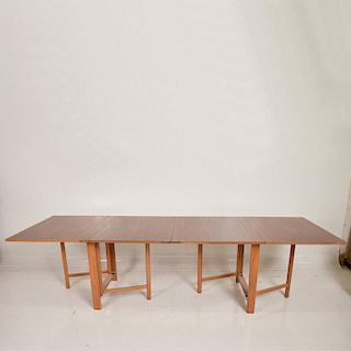 Midcentury Danish Modern Maria Table, Bruno Mathsson Scandinavian Modern
