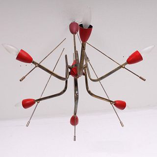 Mid-Century Modern Italian Sputnik Chandelier