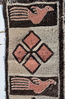 Road Runner Tapestry Wool, Peru, 1940s