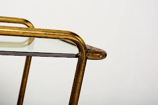 Mexican Brass Service Cart