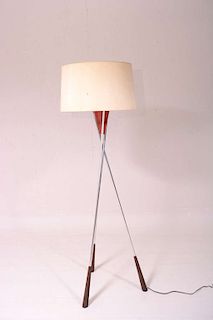 Mid Century Modern Tripod Floor Lamp