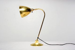 Mid Century Modern Brass Desk Lamp OMI British