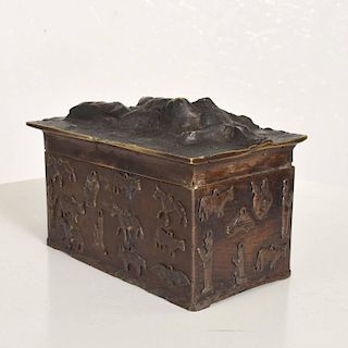 Bronze Decorative Box Signed "Toledo"