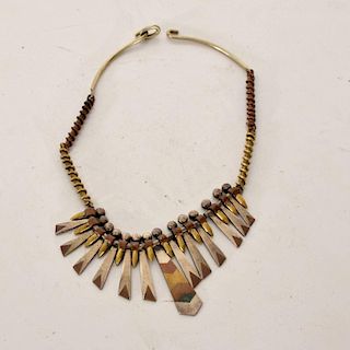 Midcentury Mexican Modernist Reversible Necklace