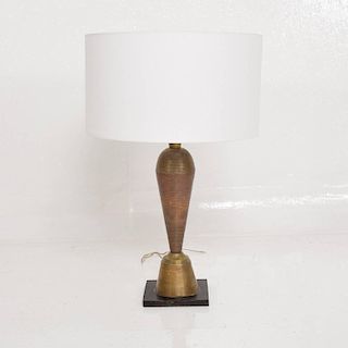 1970s Table Lamp in Brass and Copper from the "Hotel Presidente" Mexico City