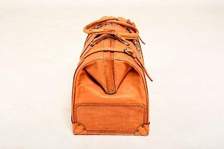 Vintage Saddle Leather Dr Bag