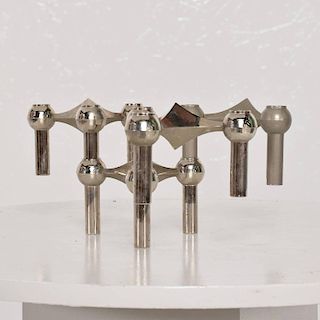 Set of Four Candleholders by Nagel and Stoffi