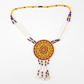 NATIVE AMERICAN BEADED NECKLACE