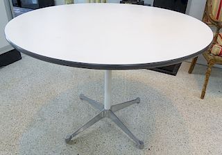 Modern Knoll Table, Metal Base.