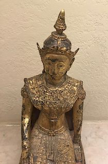 Gilded Bronze Thepphanom, Thailand, 19th Century