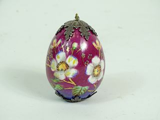 19th century Russian Porcelain Easter Egg. Measure