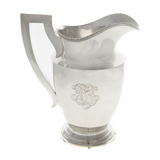 Early Baltimore Sterling Water Pitcher