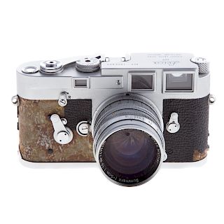 Leica M 3 Camera With Leitz Summarit Lens