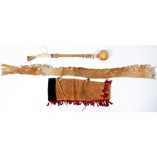 Flophead Club and Child's Hide Quiver with Bowcase