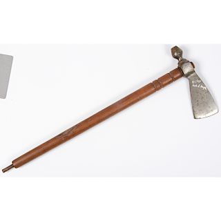 Souvenir Pipe Tomahawk, Deaccessioned From the Hopewell Museum, Hopewell, NJ