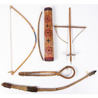 Apache Violin, Navajo Pump Drill, PLUS Deaccessioned From the Hopewell Museum, Hopewell, NJ