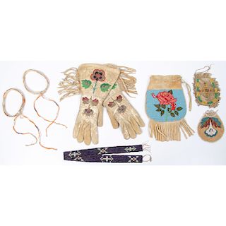 Collection of Plains and Plateau Beadwork, Deaccessioned From the Hopewell Museum, Hopewell, NJ