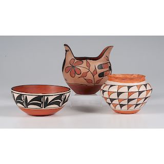Kewa and Acoma Pottery