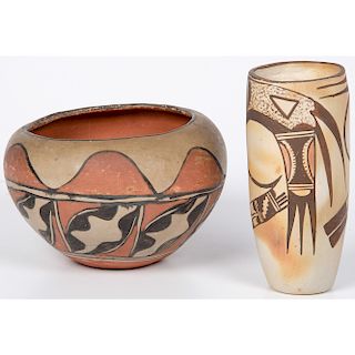 Hopi and Kewa Pottery, Deaccessioned From the Hopewell Museum, Hopewell, NJ