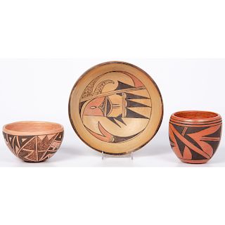 Roberta Youvella Silas (Hopi, 1939-2009) Pottery, PLUS