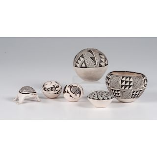 Collection of Acoma Pottery