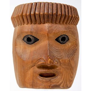 Northwest Coast Carved Wood Mask